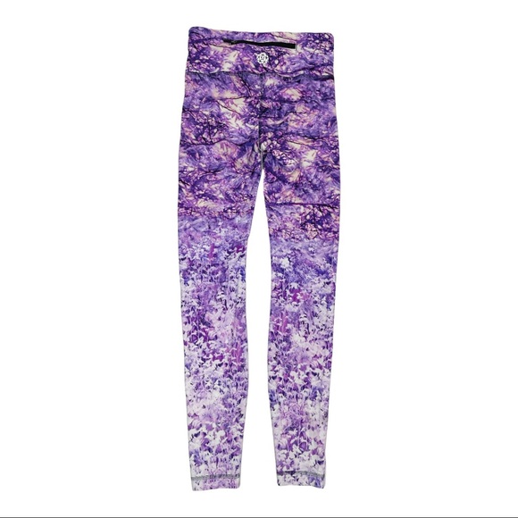 Lululemon Seawheeze Speed Wunder Tight Nulux Fractal Forest Pink Multi 28” - Picture 4 of 15